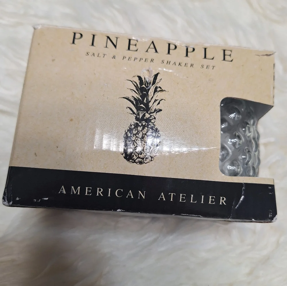 American Atelier Pineapple salt and pepper shakers